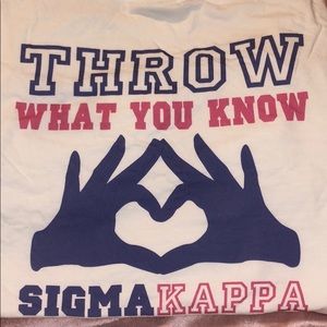 Comfort Colors Tops - Sigma kappa T-shirt Comfort Colors Tops - Sigma kappa T-shirt